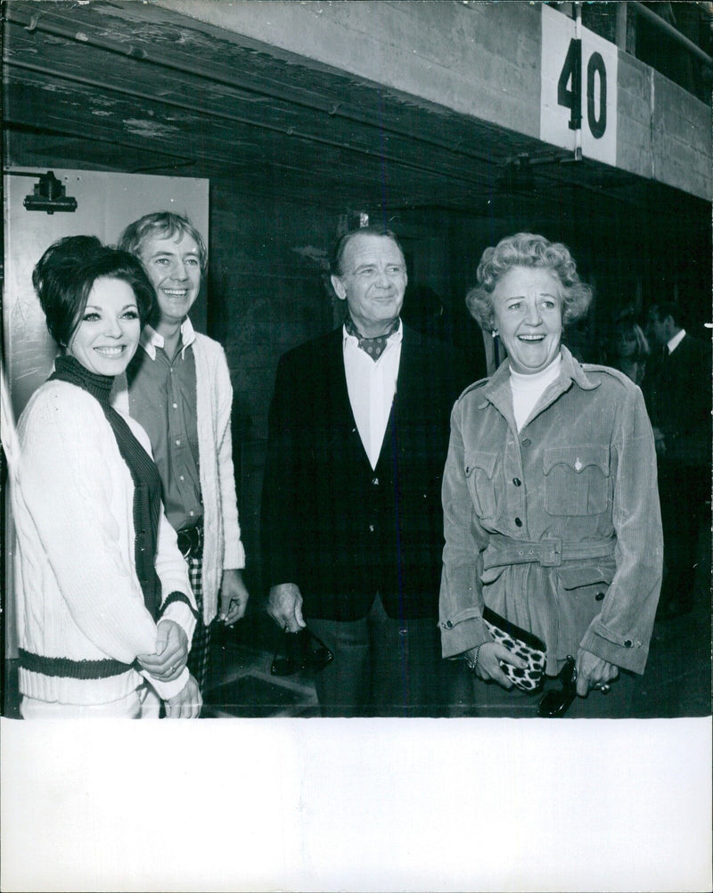 Joan Collins, Envel Harrisso, and John Mills - Vintage Photograph