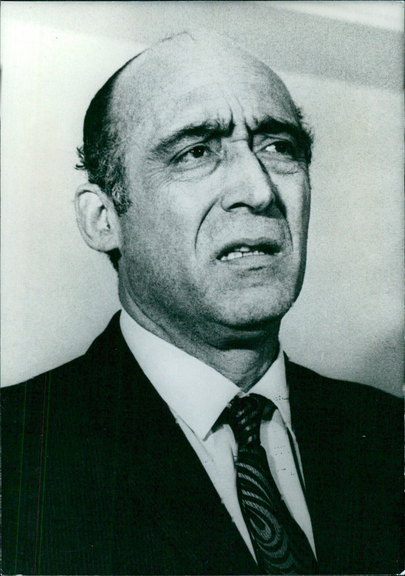 Francisco Manrique, Former Minister for Social Welfare and unsuccessful candidate in the 1973 Presidential elections. - Vintage Photograph