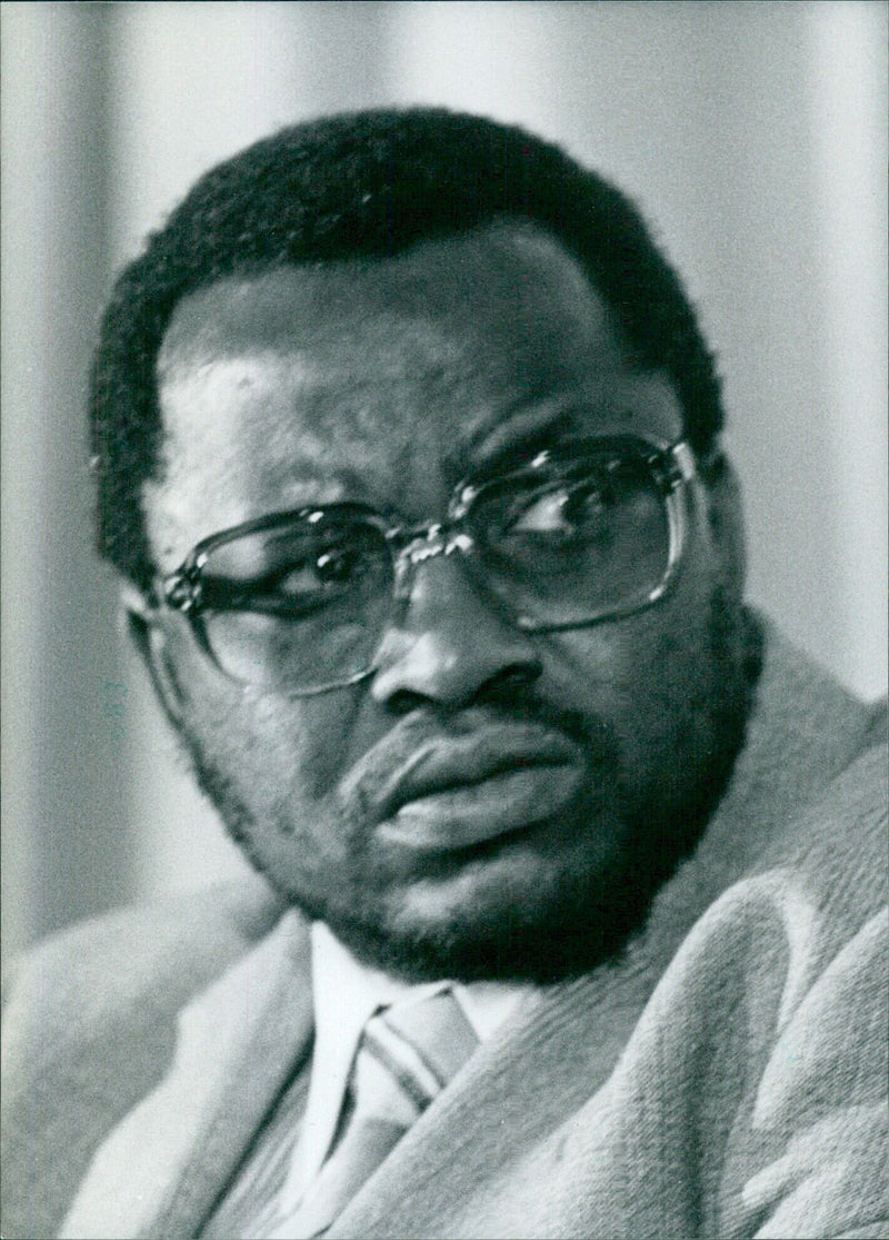 Dr. Witness Mangwende, Zimbabwe's Minister of Foreign Affairs - Vintage Photograph