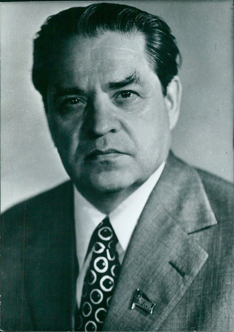 IDSIF A. MANYUSHIS, Chairman of the Council of Ministers of Lithuania - Vintage Photograph