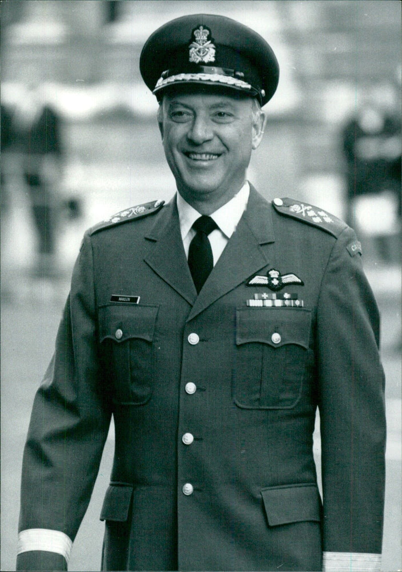 Canadian Defence Chiefs: GENERAL PAUL MANSON OPS - Vintage Photograph