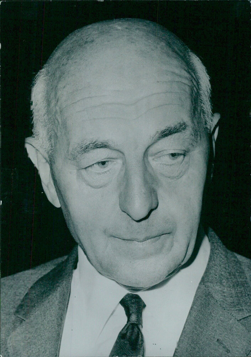 SICCO LEENDERT MANSHOLT, Vice-President of the Commission of the European Communities - Vintage Photograph