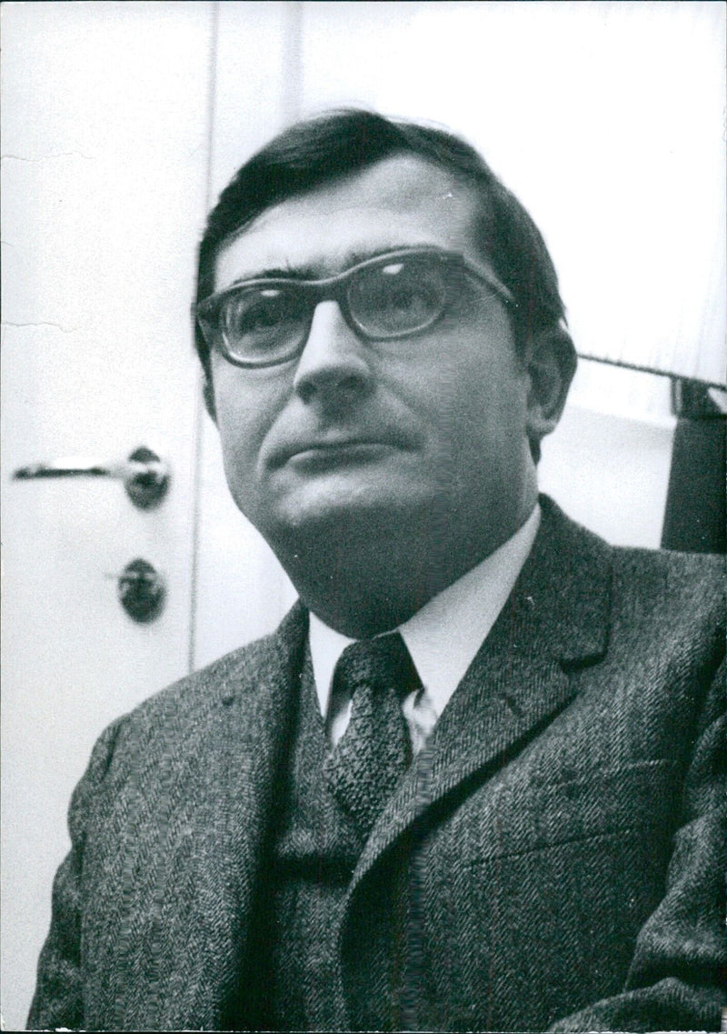 French Film Director Claude Chabrol - Vintage Photograph