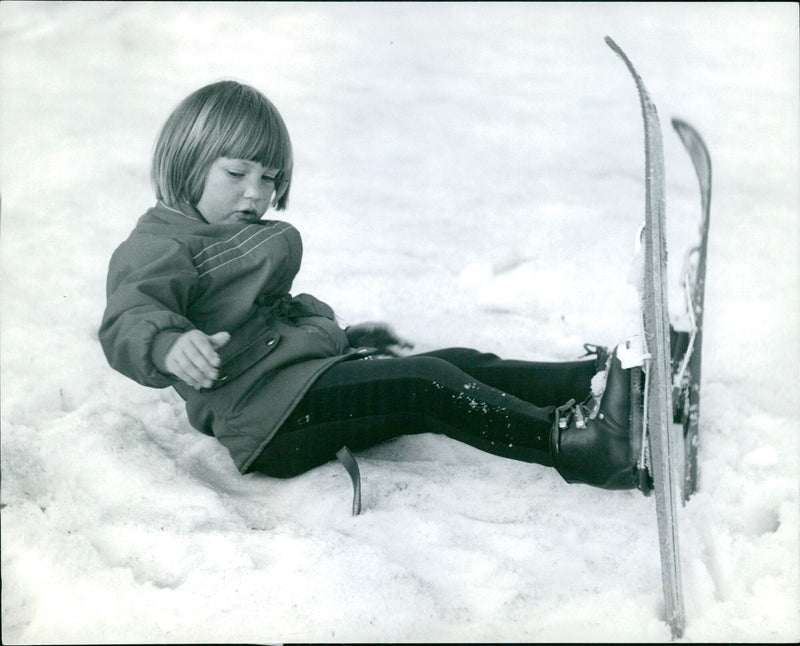 Michaela Killy's daughter - Vintage Photograph