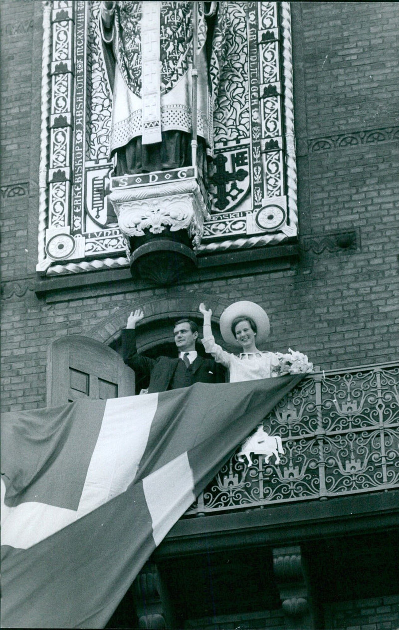 Statue of Archbishop Absalon in Gryndligger - Vintage Photograph