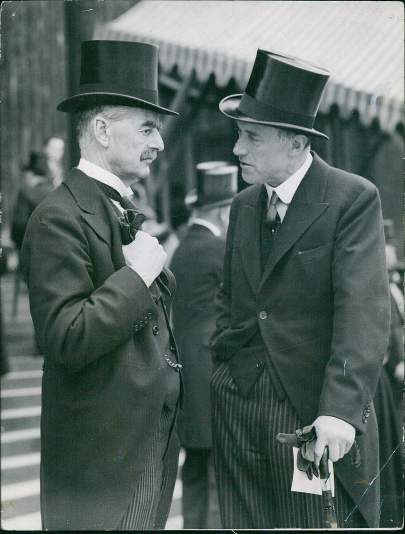 The King and His Minister Join in Empire Day Thanksgiving Service - Vintage Photograph