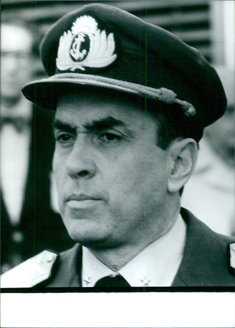 Admiral Raul Castro Madero, President of Argentina's Atomic Energy Commission (CNEA) - Vintage Photograph