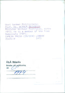 Prof. Dr. Werner Maihofer, West German Politician - Vintage Photograph