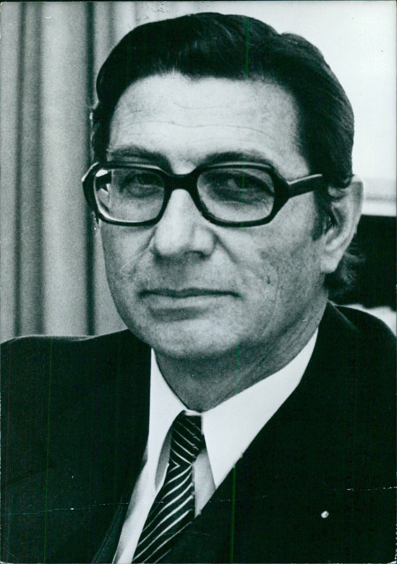 Prof. Dr. Werner Maihofer, West German Politician - Vintage Photograph