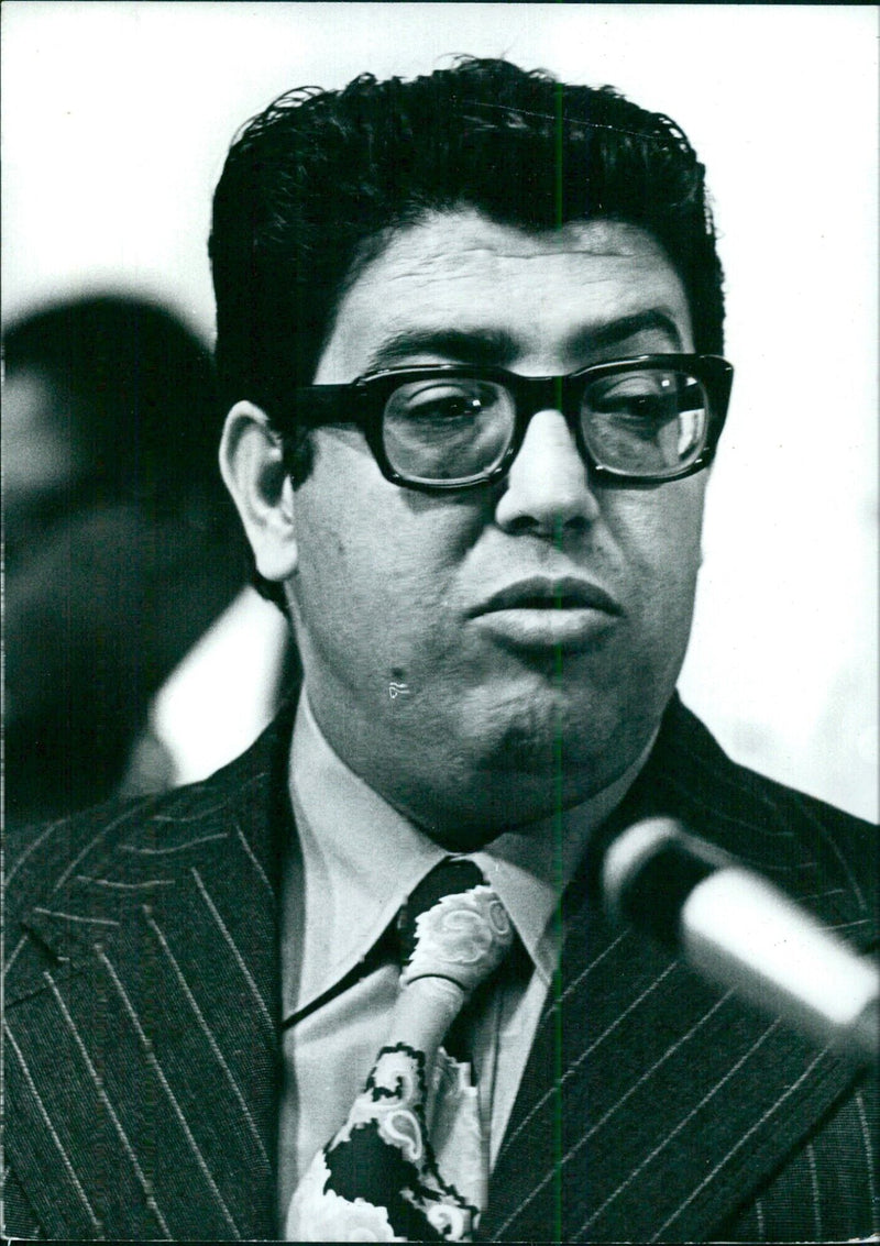 Libyan Minister of Labour, Mohamed Al Mahjoub - Vintage Photograph