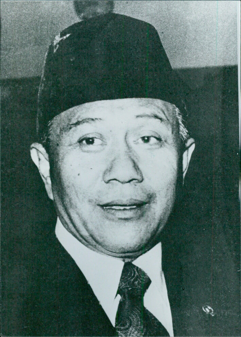 AMIR MAHMUD, Indonesia's Minister of Home Affairs - Vintage Photograph