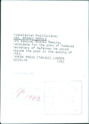 Yugoslavian Politicians: Adm. BRANKO MAMULA OPS - Vintage Photograph