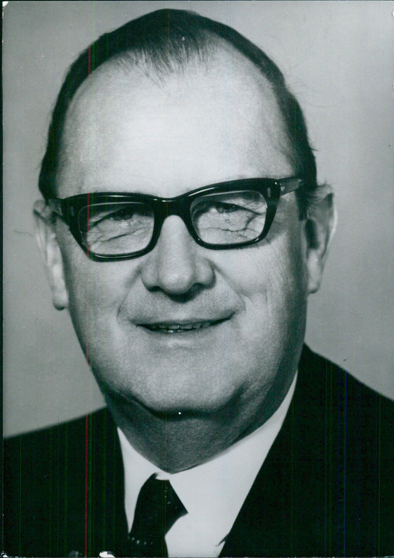 LANCE ADAMS-SCHNEIDER, Minister of Customs and Associate Minister of Industries and Commerce - Vintage Photograph