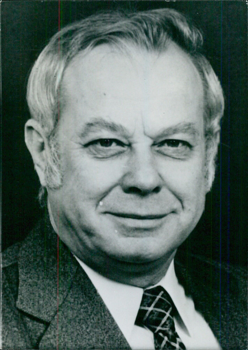 RUDOLF ADAMS, Vice-President of the European Parliament - Vintage Photograph