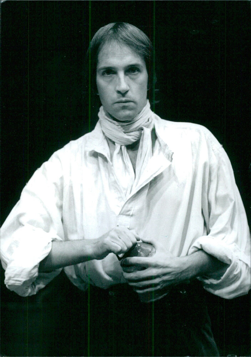 British actor Michael Maloney as William Blake in the production of Lambeth at Donmar Warehouse Theatre. - Vintage Photograph