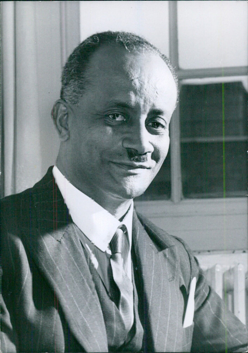 The Hon. Grantley Adams, Premier and Minister of Finance Education and Police of Barbados - Vintage Photograph