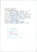 British Writer Douglas Adams - Vintage Photograph