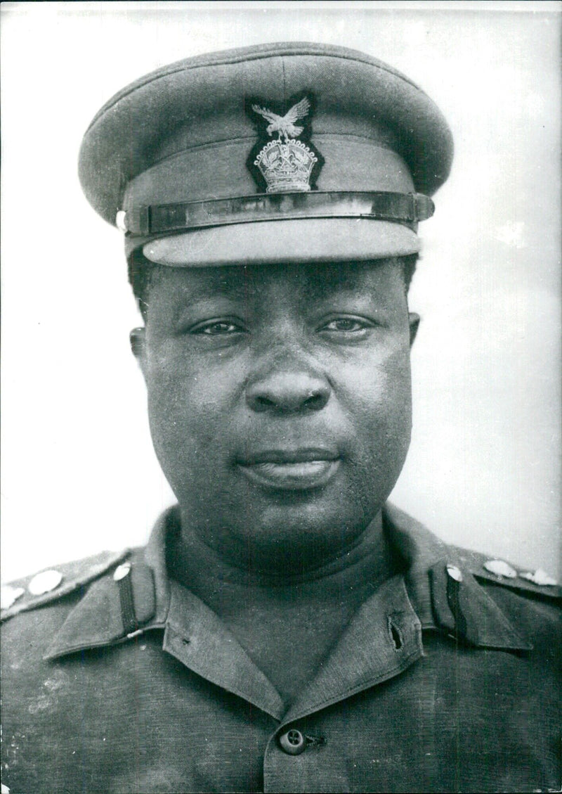 Ghanaian Leaders: COL. W.C.O. ACQUAYE-NORTEY Regional Commissioner for Upper Region. - Vintage Photograph