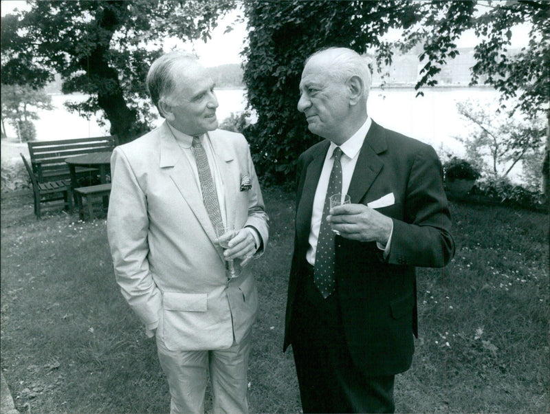 Pierre Cardin in Manila, 1985 - Vintage Photograph