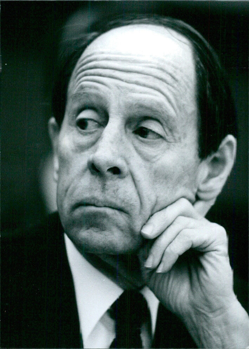 French Politicians: Michel Jobert - Vintage Photograph