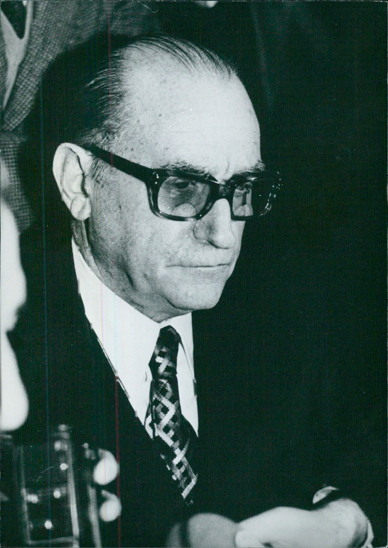 Pedro 3.Bonanni, Minister of Economics - Vintage Photograph