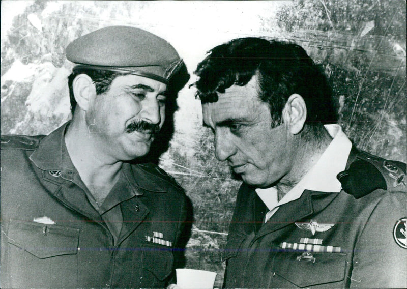 Israeli Service Chiefs Swapping Jobs - Vintage Photograph