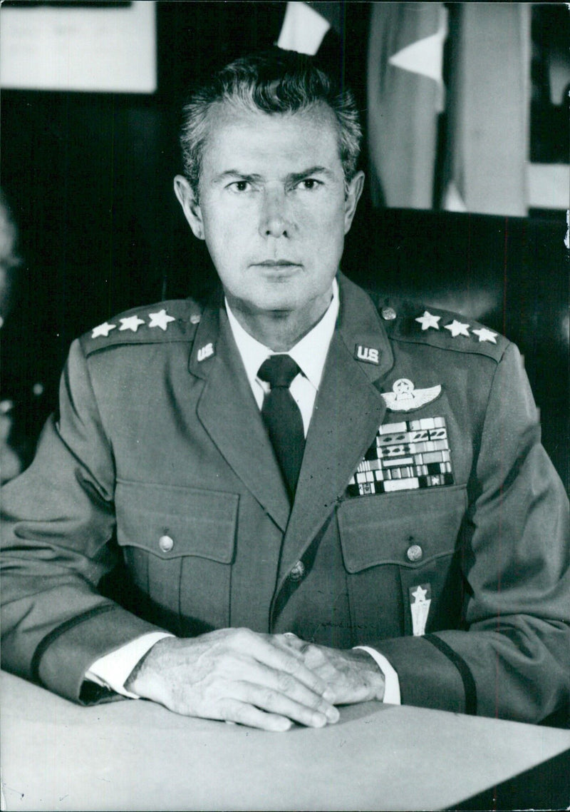 Lt.-Gen. GERALD W. JOHNSON OPS - Vintage Photograph