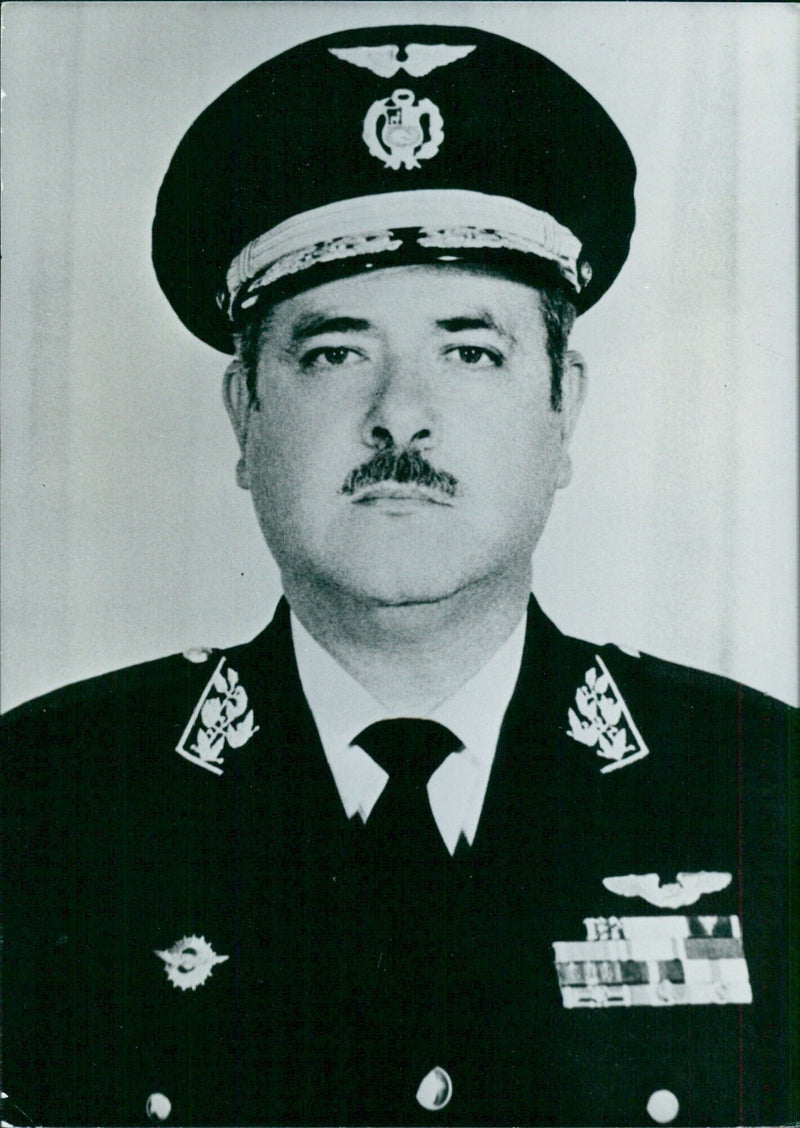 Lt.-Gen. CESAR PODESTA JIMENEZ, Minister of Aviation and member of the ruling group of Peruvian officers - Vintage Photograph