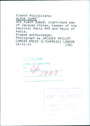 ALAIN JUPPE OPS - Vintage Photograph