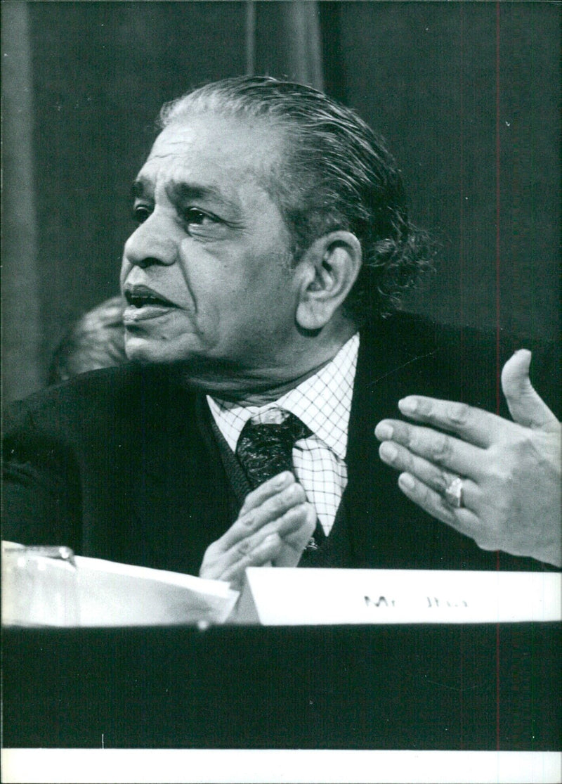 Indian Politician: LAKSHMI KANT JHA OPS - Vintage Photograph