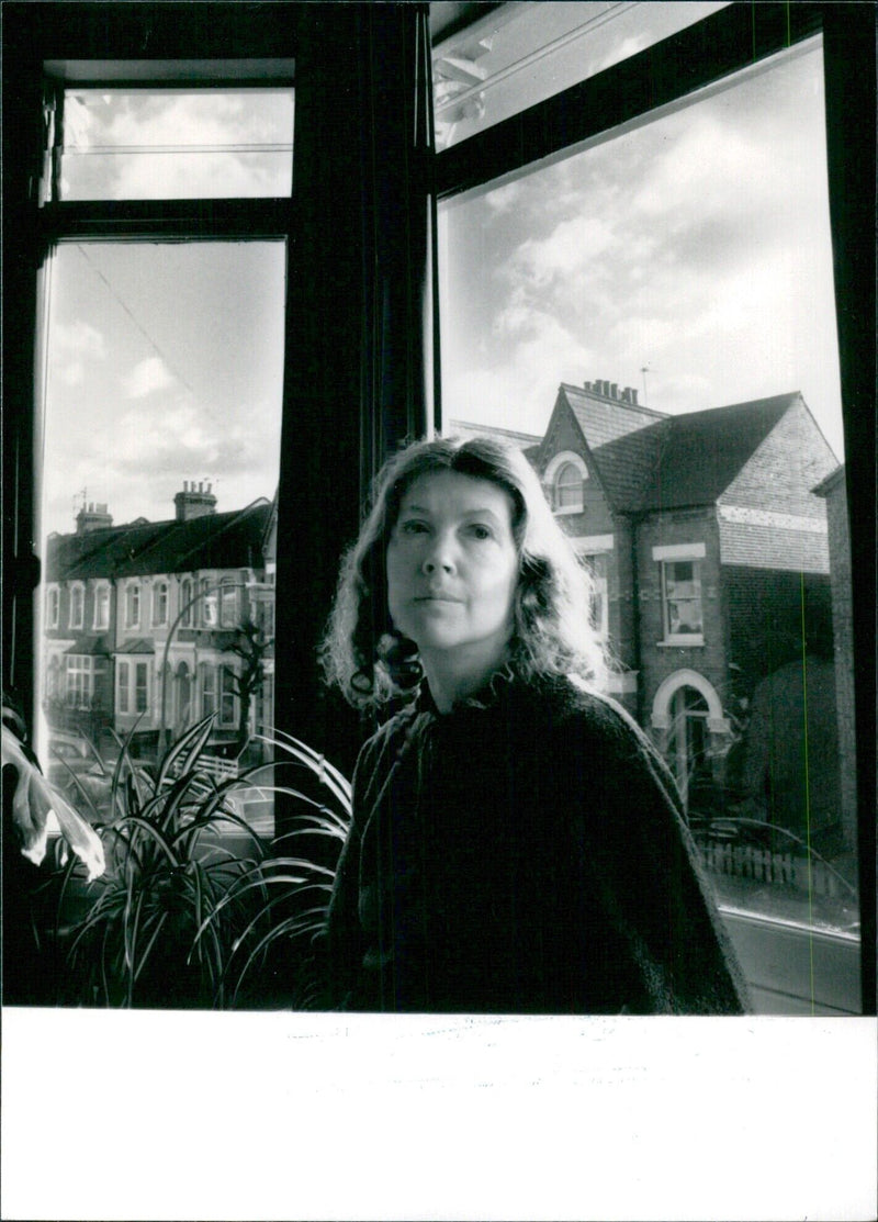 Fleur Adcock, New Zealand Poet - Vintage Photograph