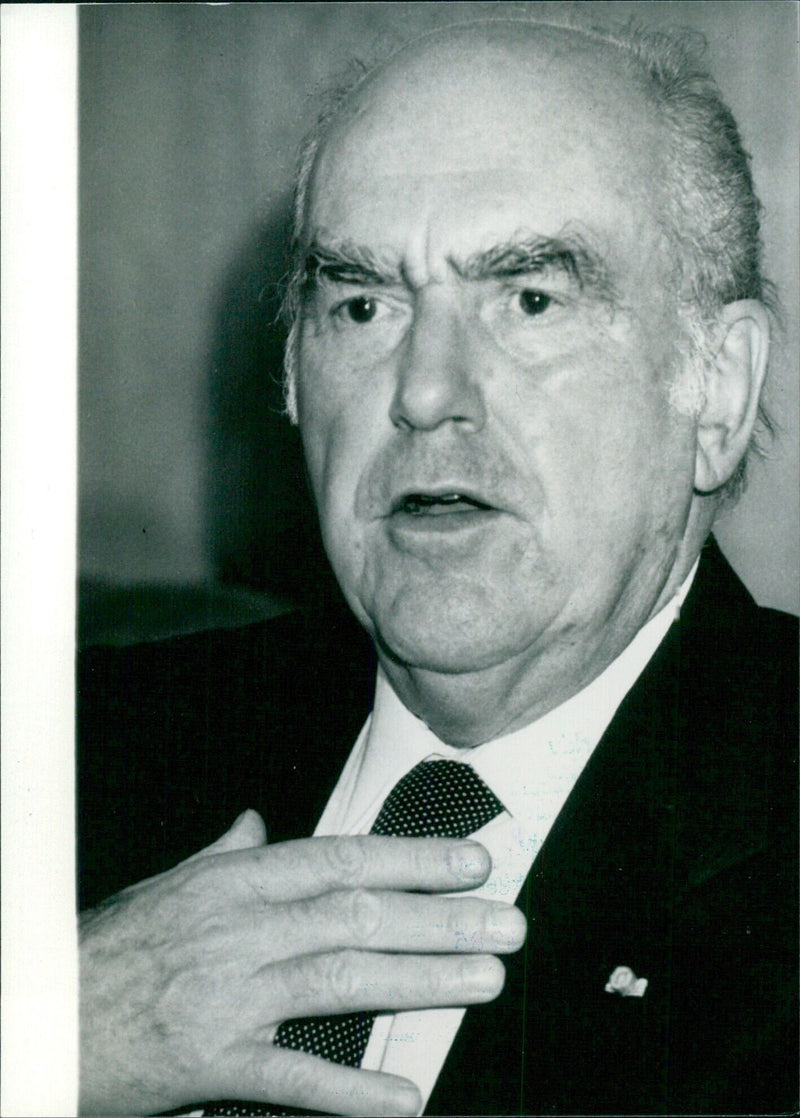 Andreas Papandreou, Prime Minister of Greece - Vintage Photograph