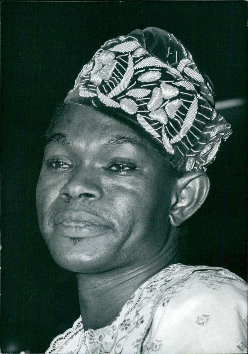 Colonel Benjamin Adekunle, Commander of the Third Marine Commando Division in the Nigerian Army - Vintage Photograph