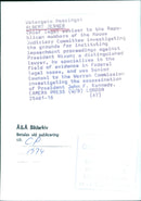 ALBERT JENNER, Chief legal adviser to the Republican members of the House Judiciary Committee investigating impeachment proceedings against President Nixon. - Vintage Photograph