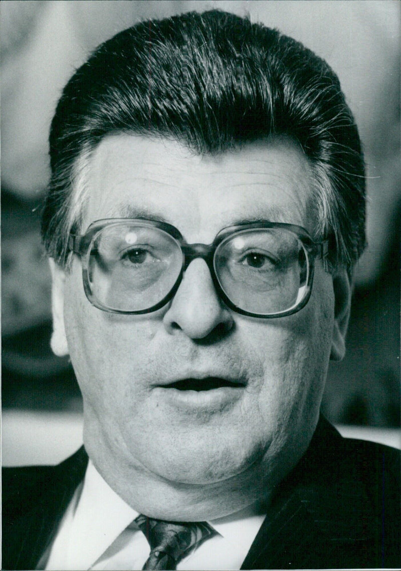 Phillip Jenninger, President of the German Bundestag - Vintage Photograph