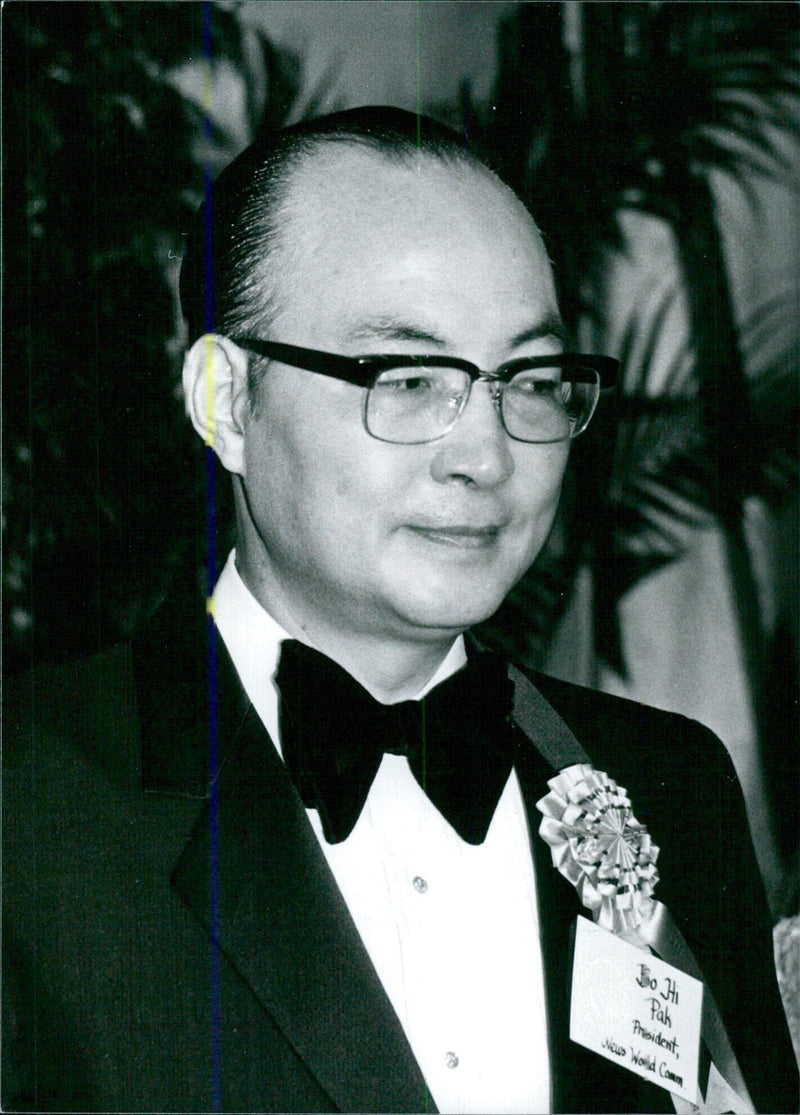 South Korean Businessman Bo Hi Pak, President of Newsworld Communications - Vintage Photograph