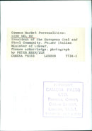 DINO DEL BO President of the European Coal and Steel Community - Vintage Photograph