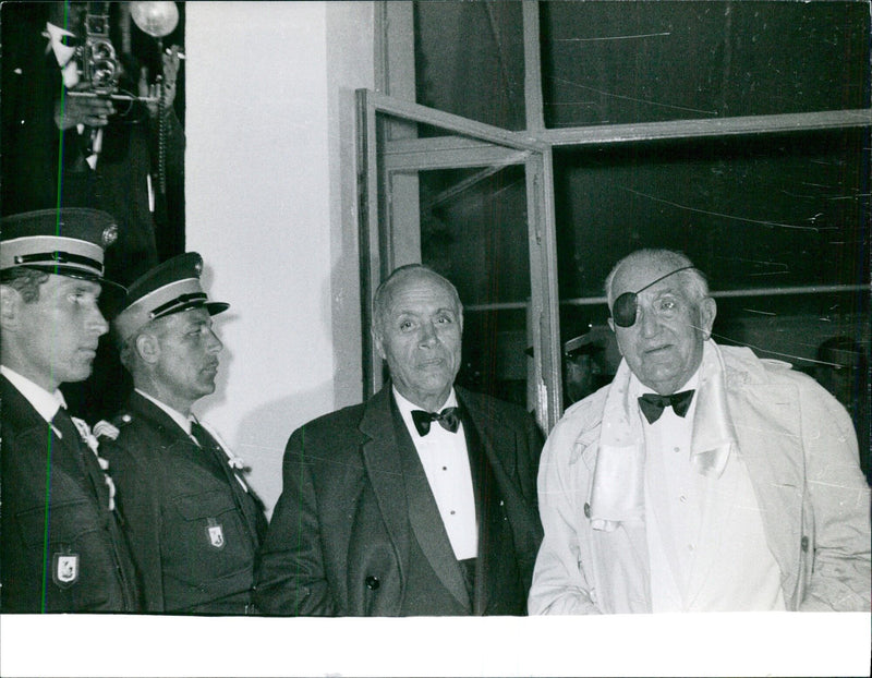 Charles Boyer at the Cannes Festival - Vintage Photograph