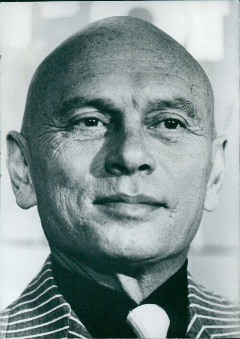 U.S. Actor Yul Brynner - Vintage Photograph