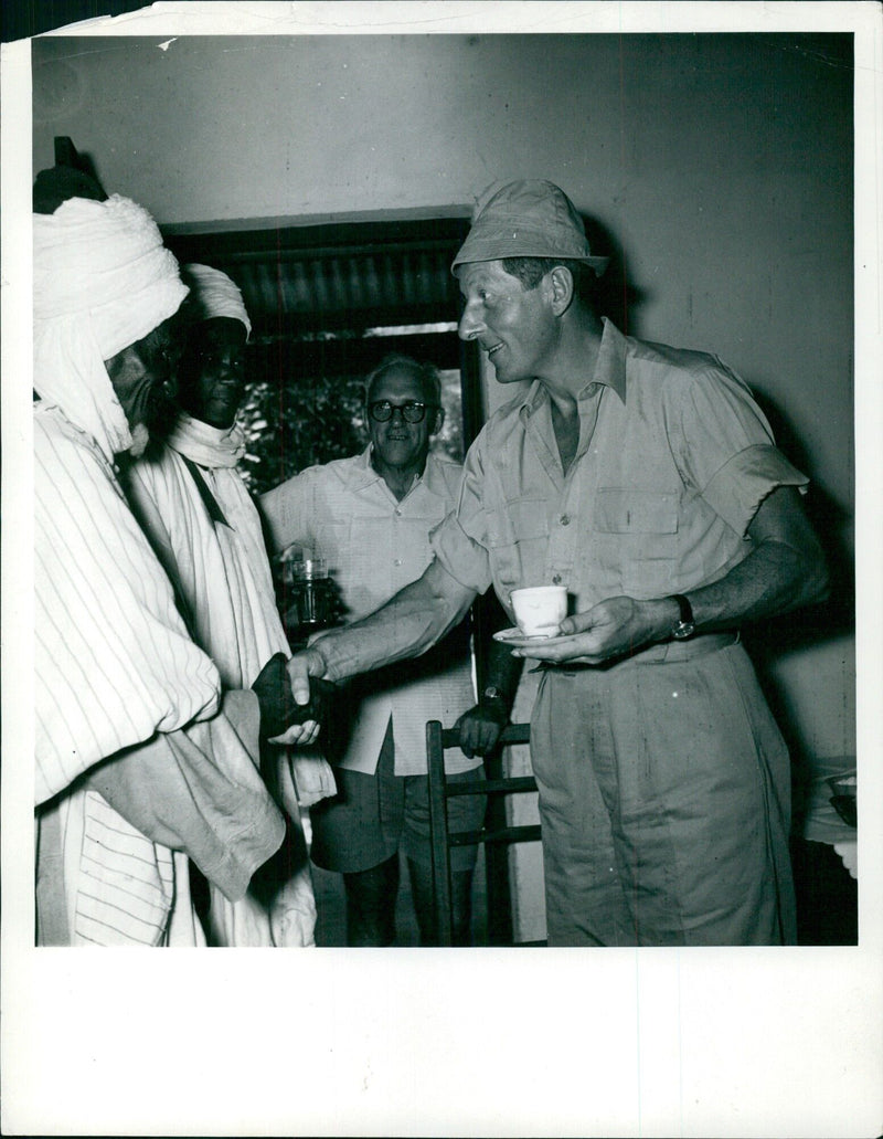 Danny Kaye and the Lepers - Vintage Photograph