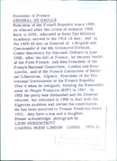 President of France: GENERAL DE GAULLE - Vintage Photograph