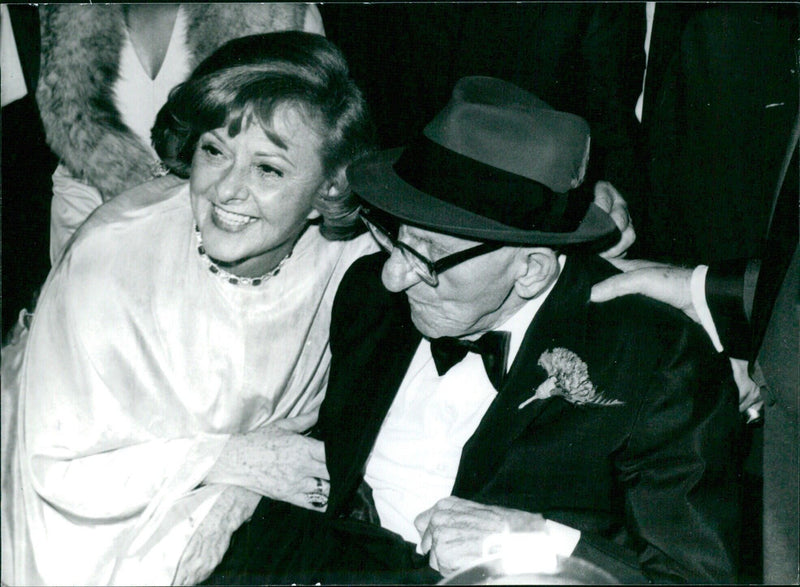 Mr. & Mrs. Jimmy Durante at Testimonial Dinner - Vintage Photograph