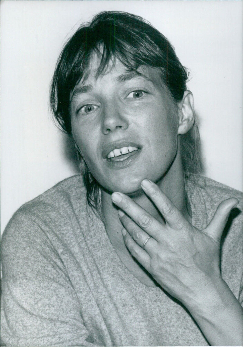 Jane Birkin, British actress and screenwriter - Vintage Photograph