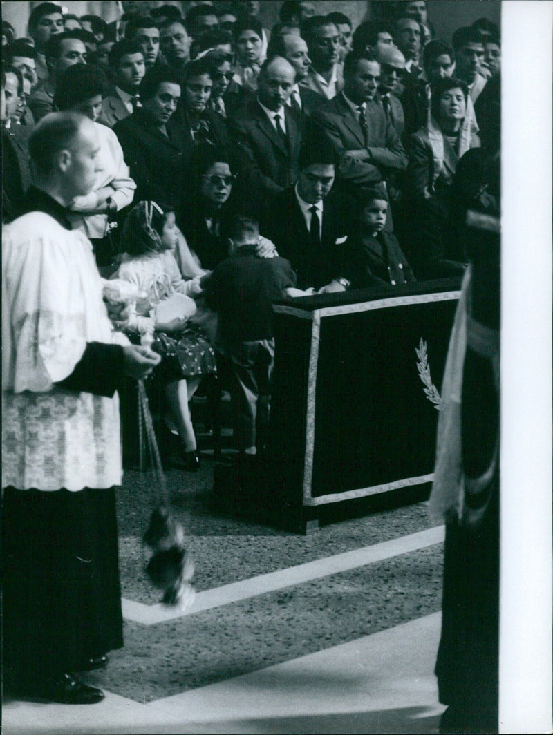 Mario Lanza's Funeral - Vintage Photograph