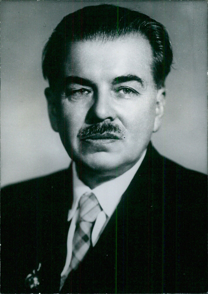 Russian writer Leonid Maximovitch, recipient of the Lenin Prize - Vintage Photograph