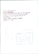 NAZAR MATCHANOV Deputy Presidium Chairman of the Supreme Soviet of the U.S.S.R. and Presidium Chairman of the Supreme Soviet of Uzbekistan. - Vintage Photograph