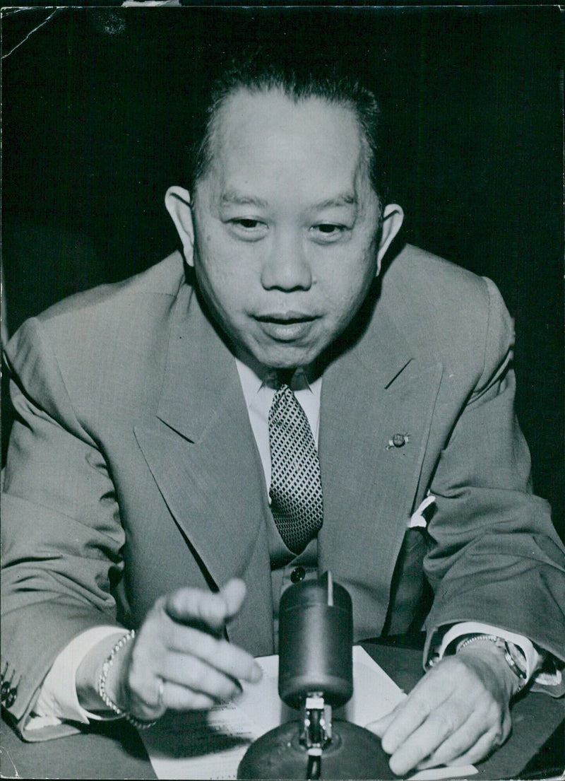 GENERAL CARLOS P. ROMULO Permanent Representative from the Philippines to the United Nations - Vintage Photograph