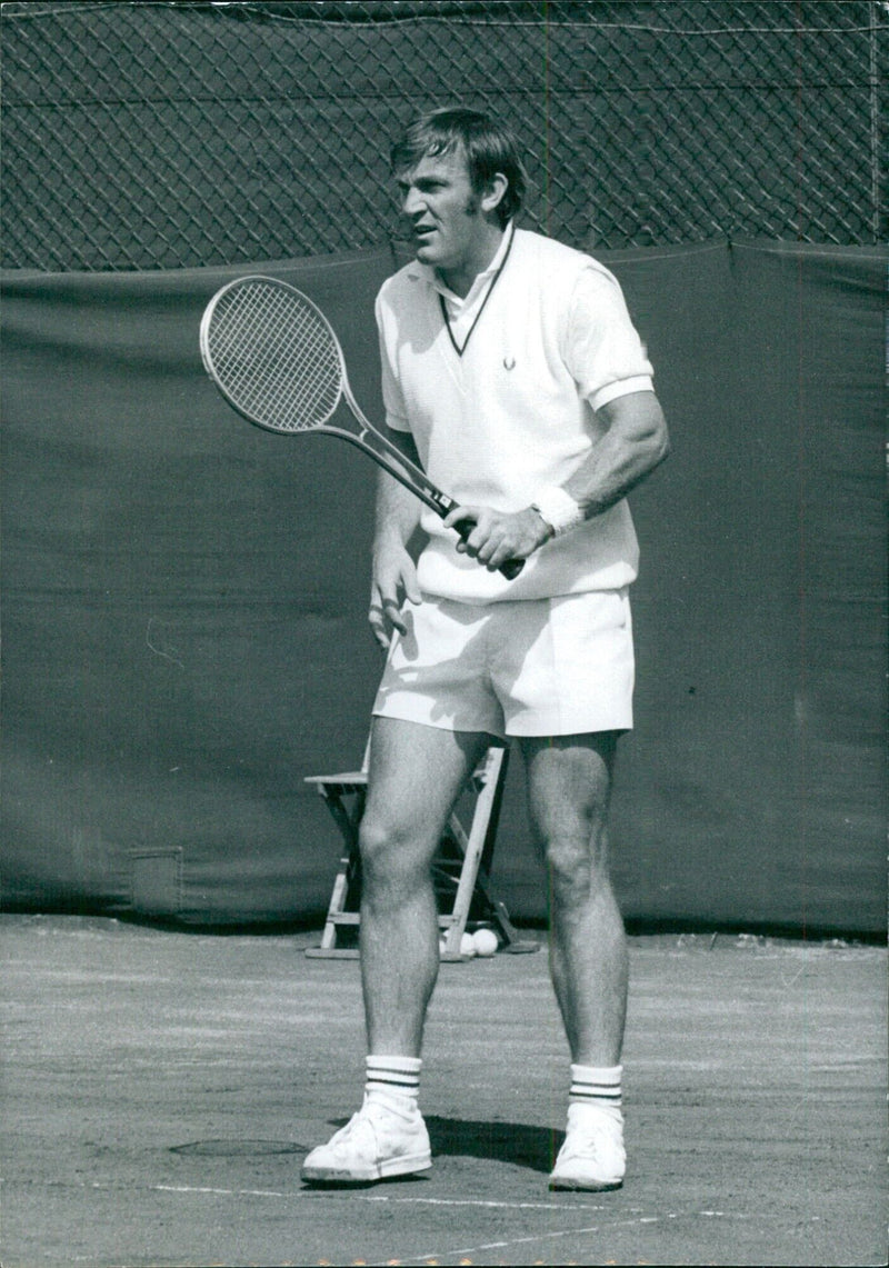 Australian tennis player Tony Roche - Vintage Photograph