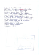 Rt. Hon. REGINALD MAUDLING, M.P. - Vintage Photograph