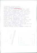 Sudanese Treasury Minister Sayed Mansour Mahgoub - Vintage Photograph